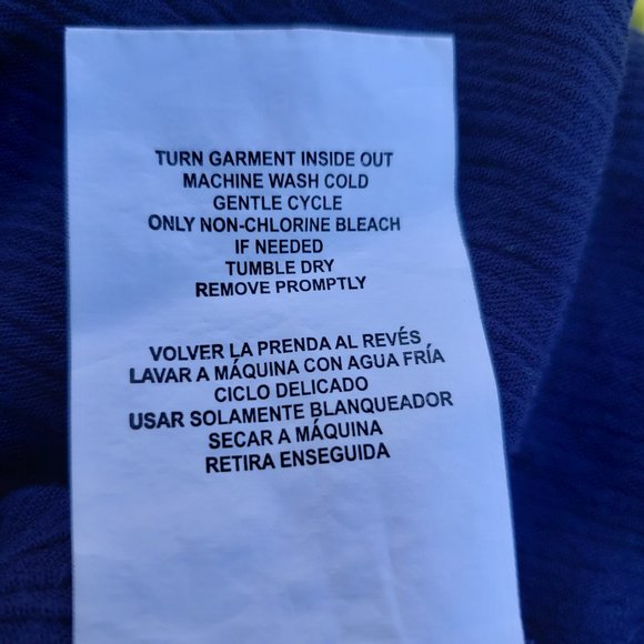 Cami Navy Blue Floral CRIMSON IN GRACE Sz M - Picture 9 of 9